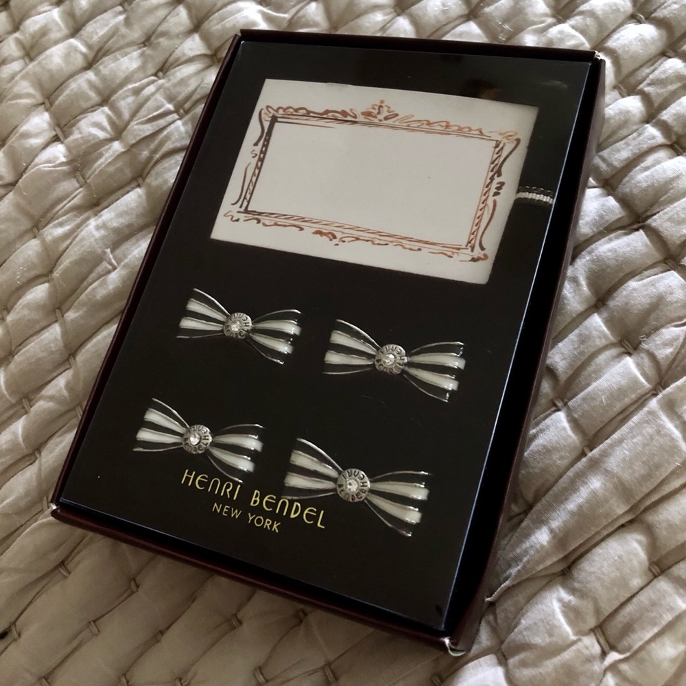 Henri Bendel Place Card Holders NWT